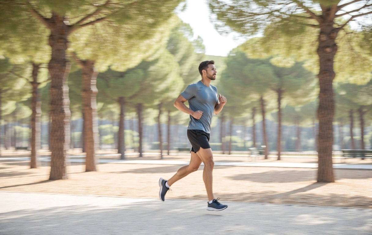 Persona disfrutando de un estilo de vida activo en Zaragoza