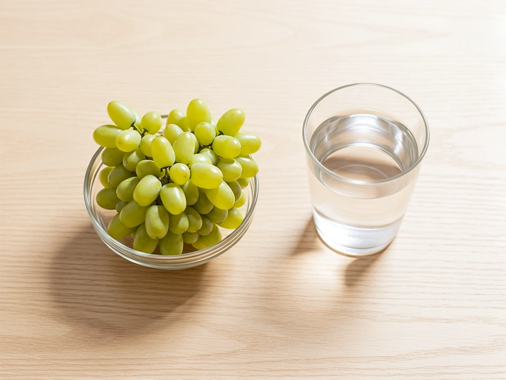 Frutas frescas y agua