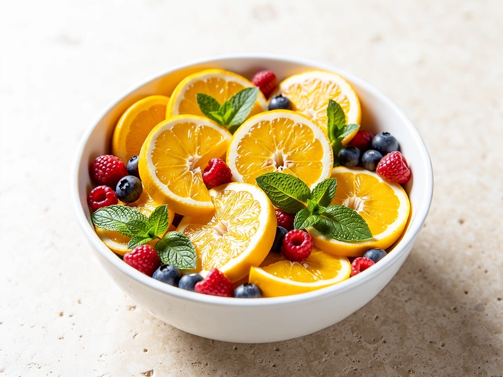 Variedad de frutas frescas